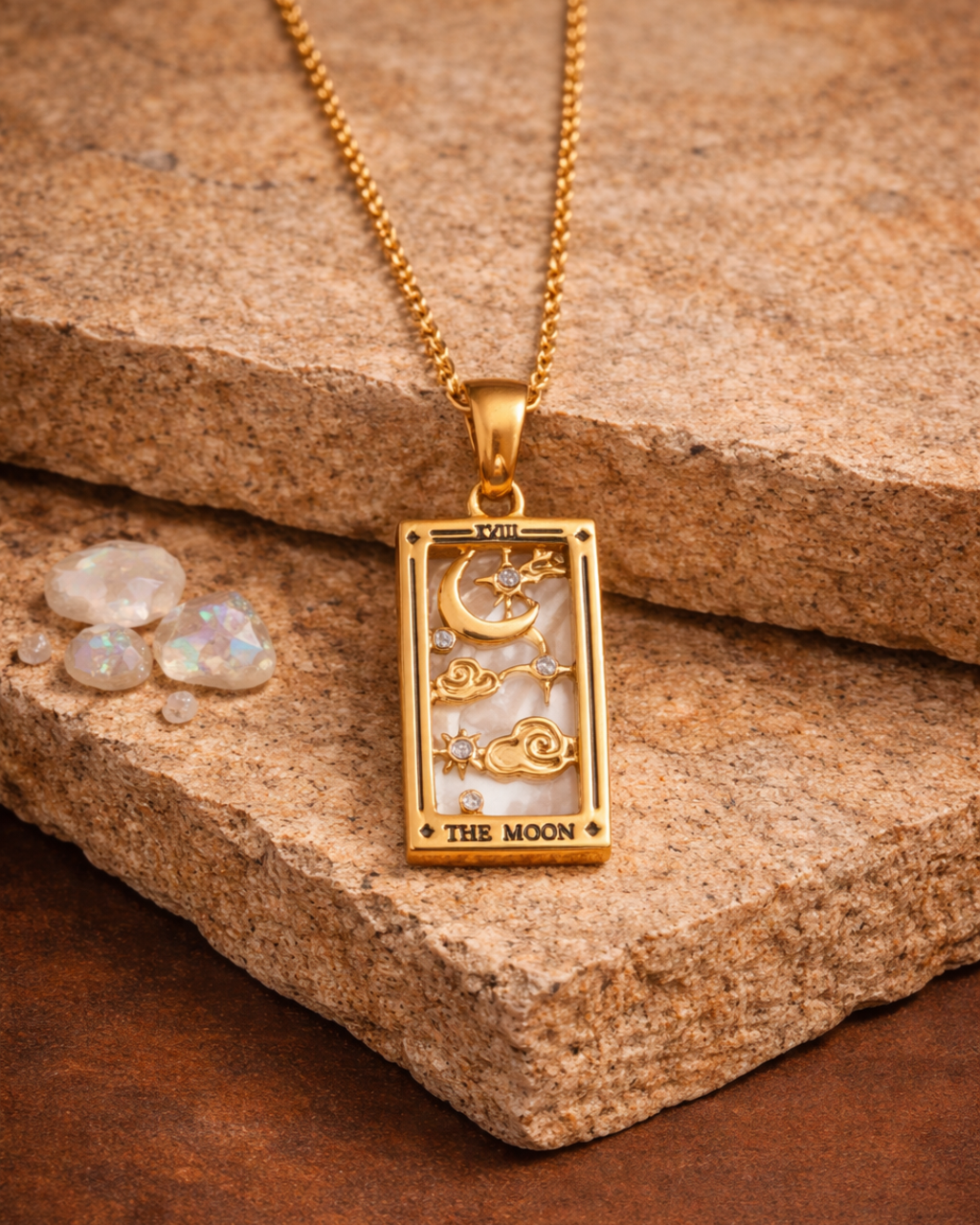Naszyjnik Tarot Księżyc