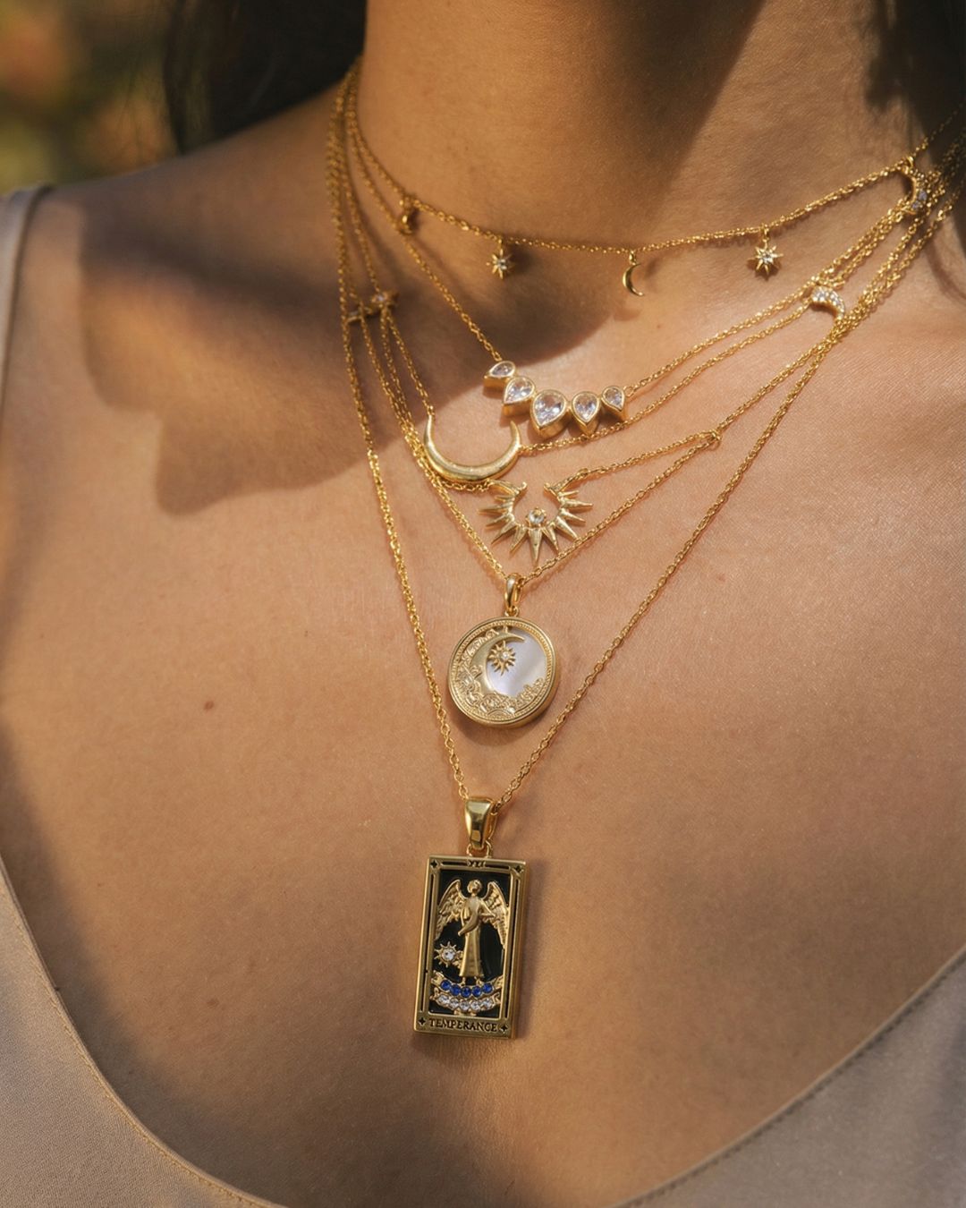 Naszyjnik Tarot Umiarkowanie