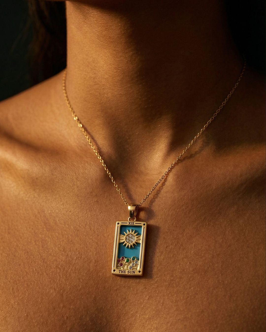 Naszyjnik Tarot Słońce