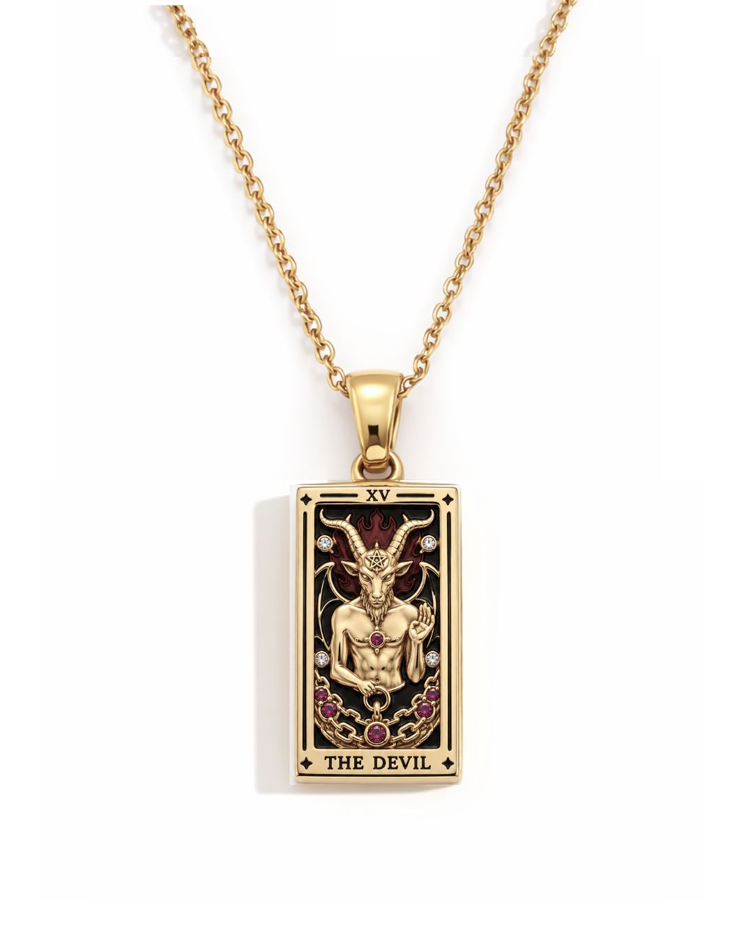 Naszyjnik Tarot Devil