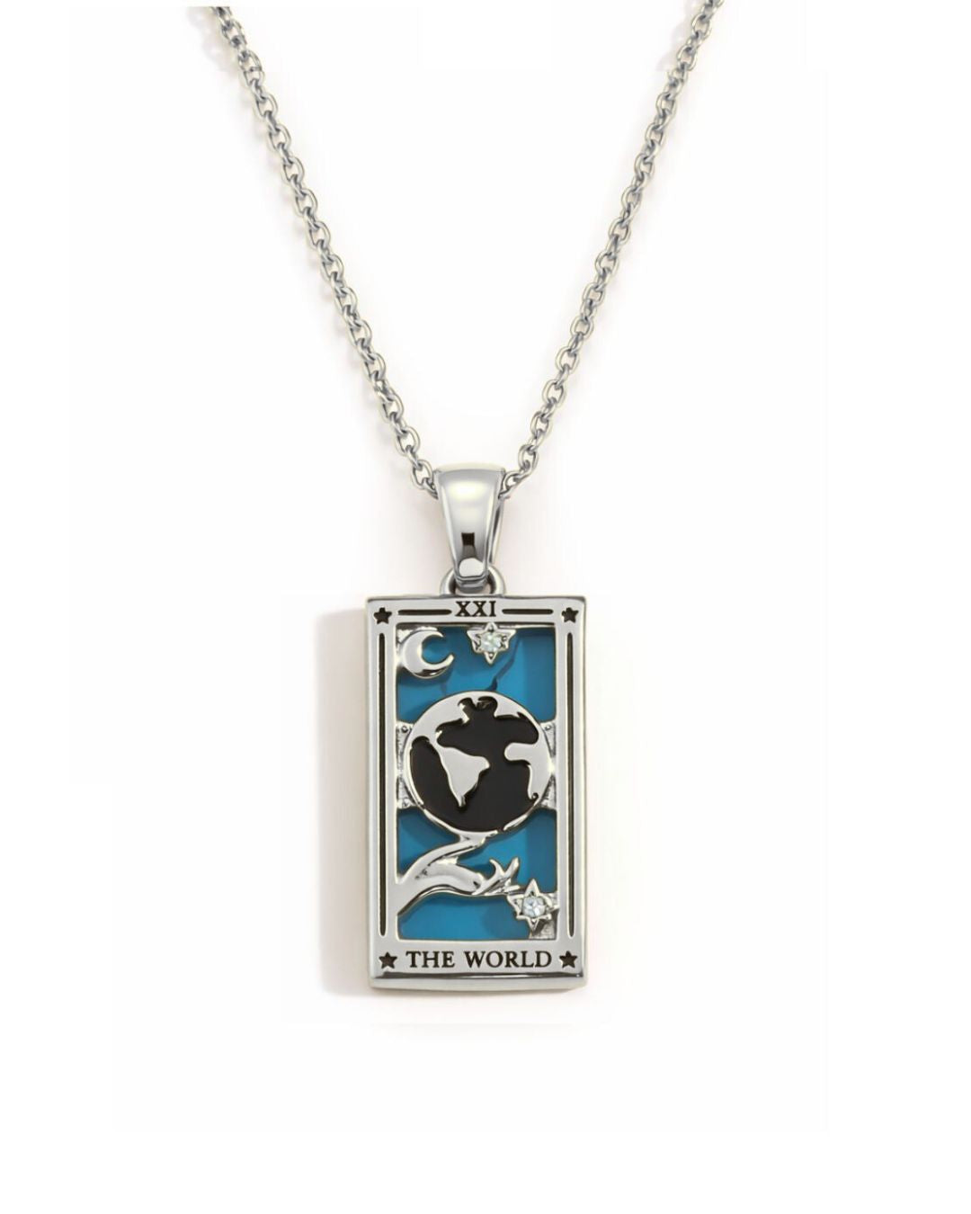 Naszyjnik Tarot Świat